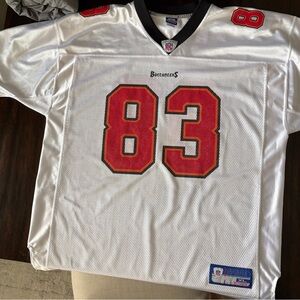 Vtg Reebok NFL Tampa Bay Buccaneers #83 Joe Jurevicius Football Jersey XL White